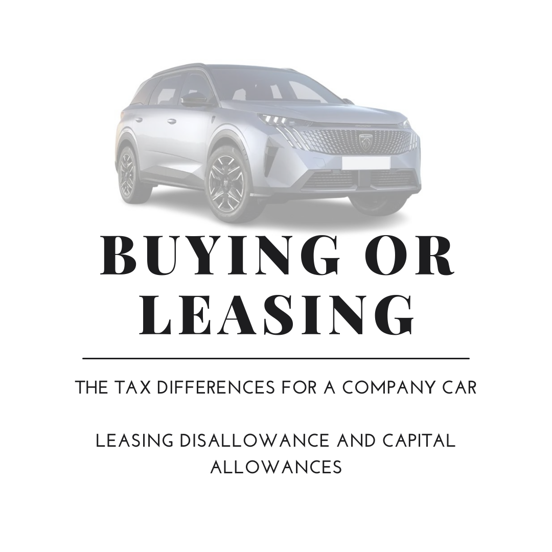 Leasing disallowances and capital allowances for company cars for Limited companies